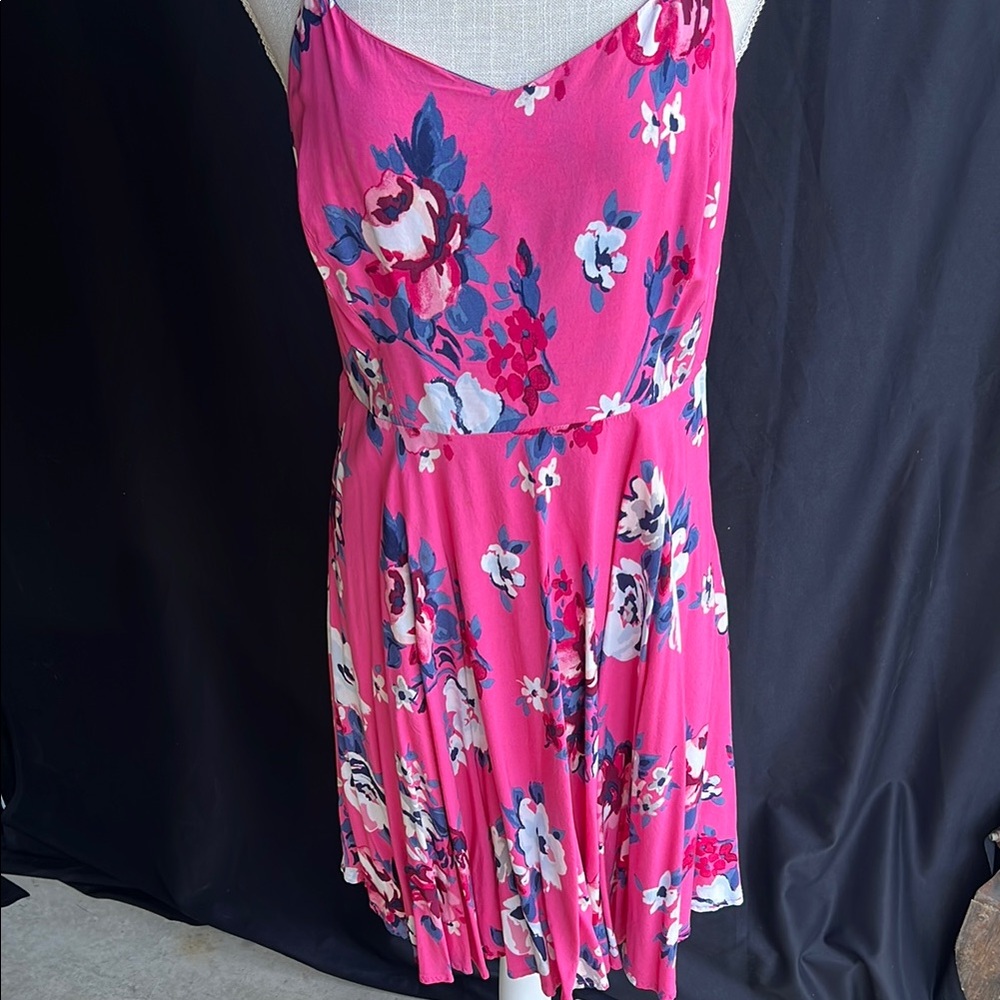 Old Navy Large size Pink and Blue Textured Dress